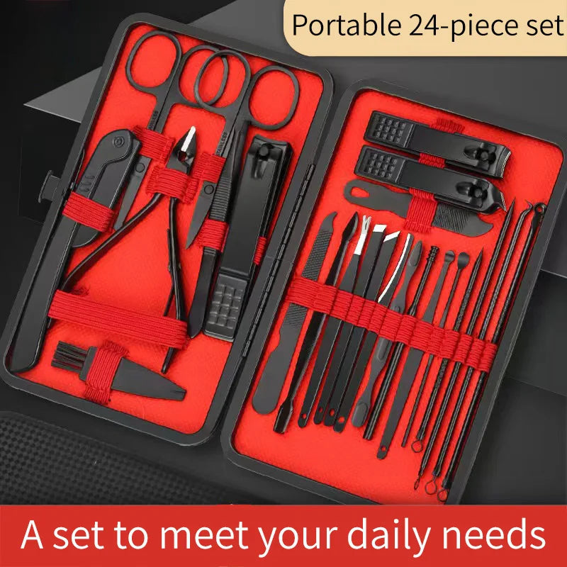 Mousen Care™ Precision Grooming Kit | Premium 24-Piece Nail & Care Set for Men (Freeship)