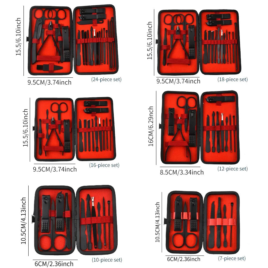 Mousen Care™ Precision Grooming Kit | Premium 24-Piece Nail & Care Set for Men (Freeship)